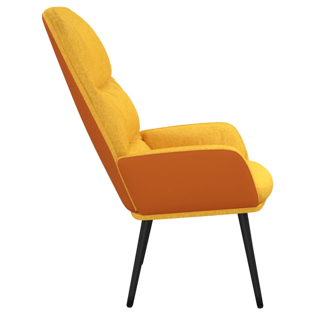 Relaxsessel Senfgelb Stoff