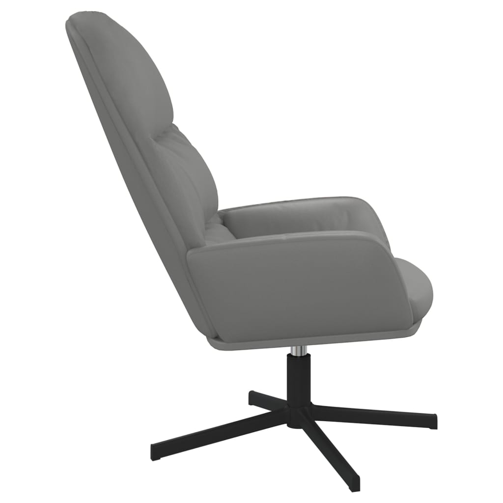 Relaxsessel Grau Kunstleder