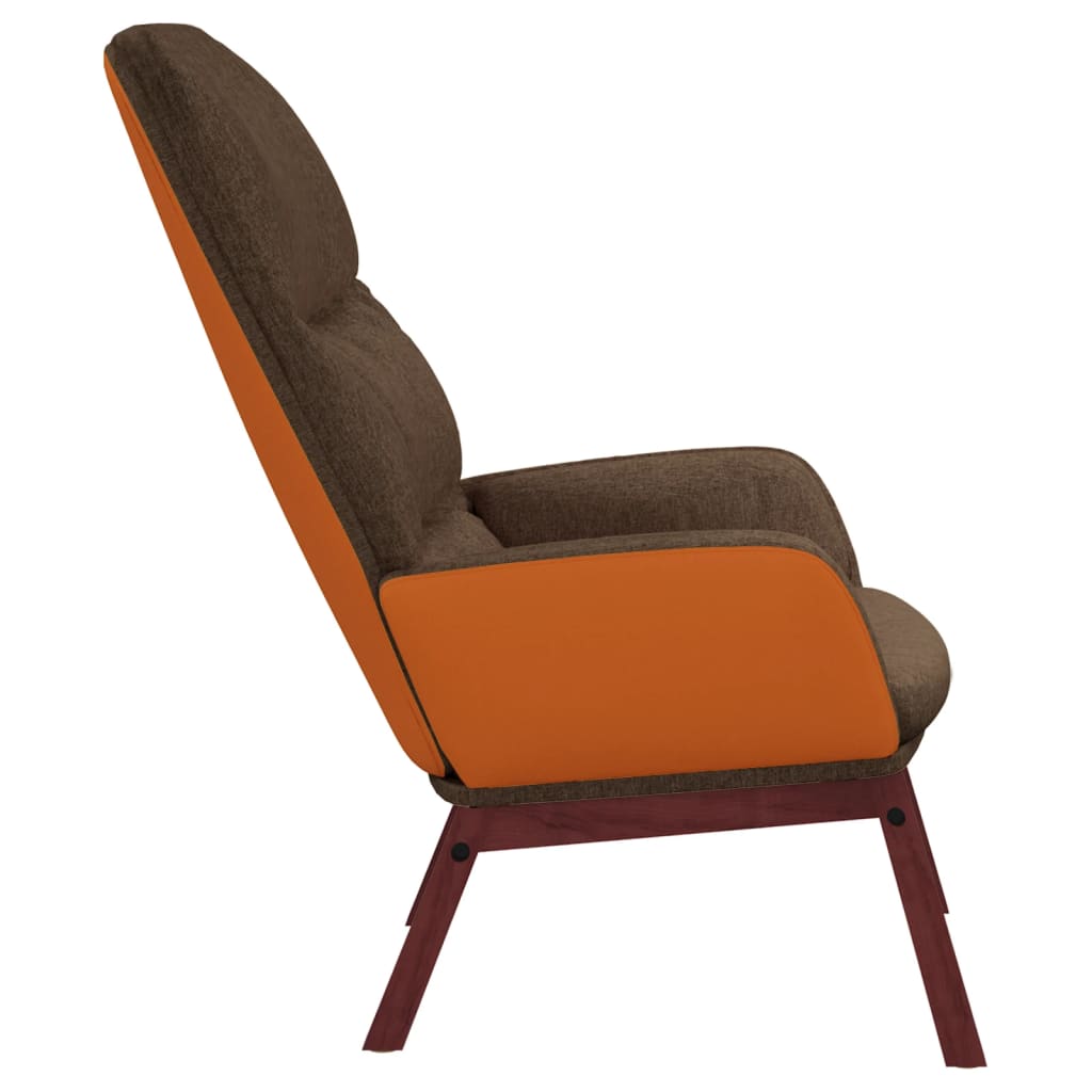 Relaxsessel Braun Stoff