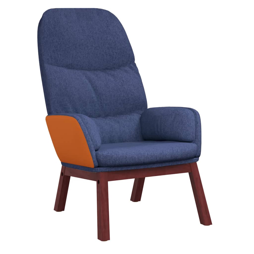 Relaxsessel Blau Stoff