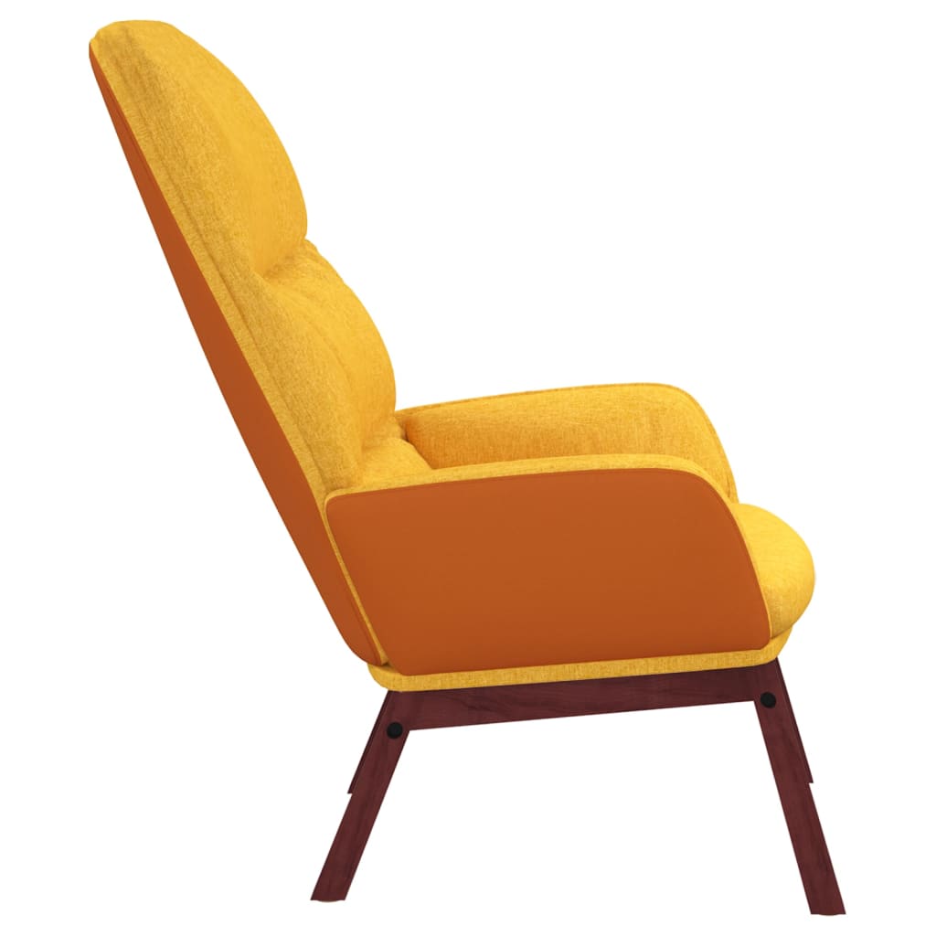 Relaxsessel Senfgelb Stoff