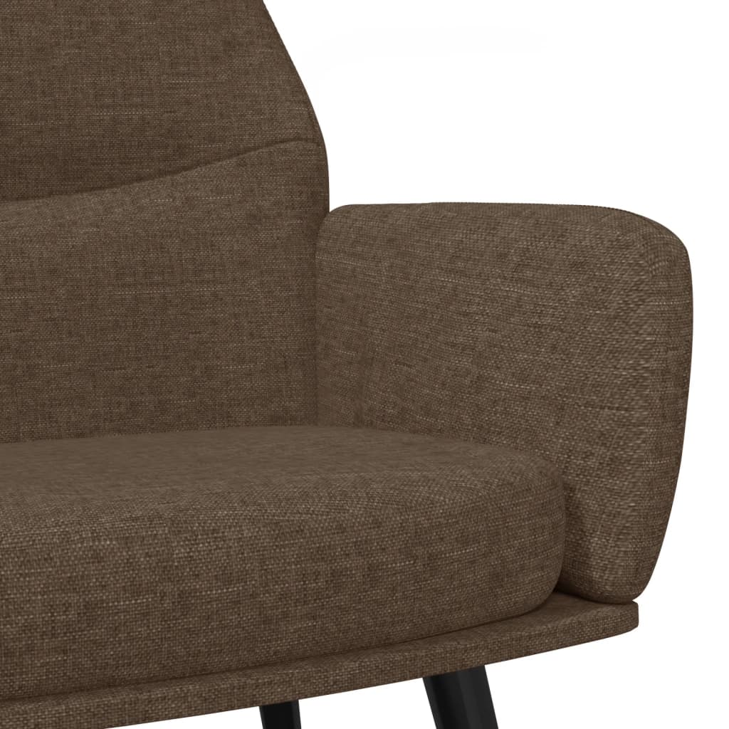 Relaxsessel Braun Stoff