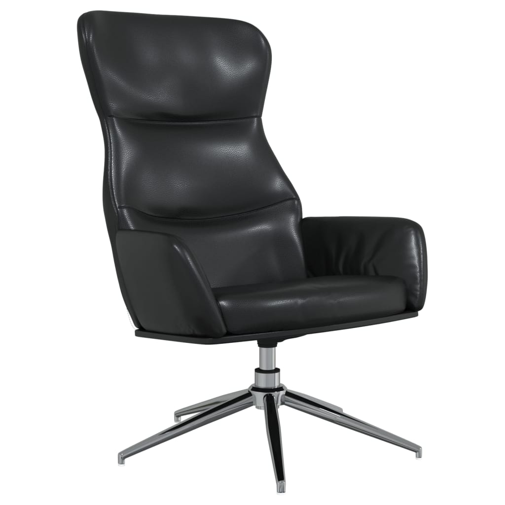 Relaxsessel Glänzend Schwarz Kunstleder