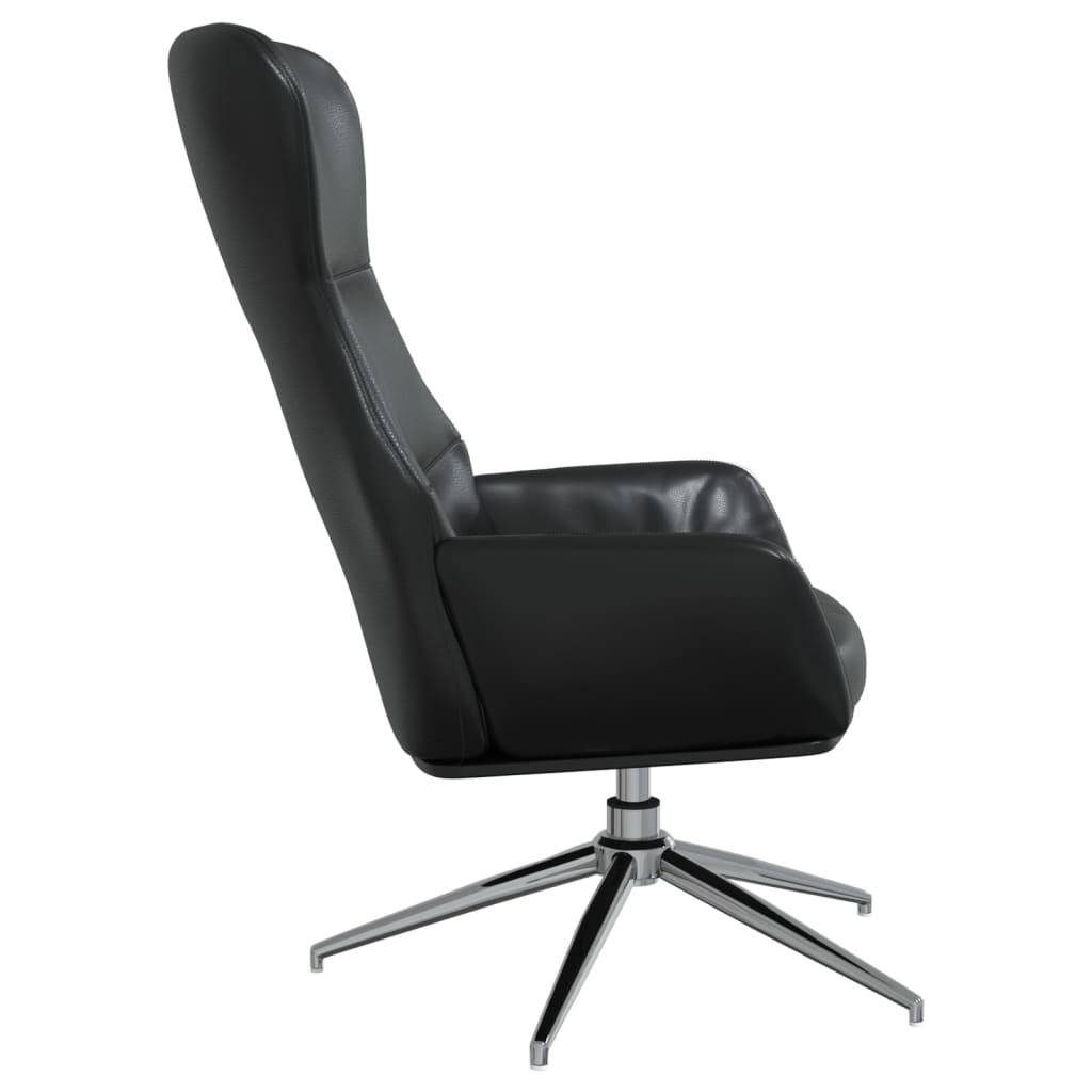 Relaxsessel Glänzend Schwarz Kunstleder