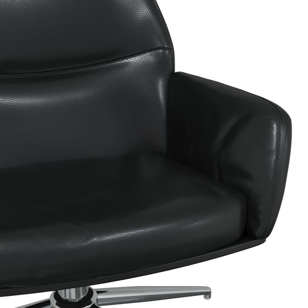 Relaxsessel Glänzend Schwarz Kunstleder