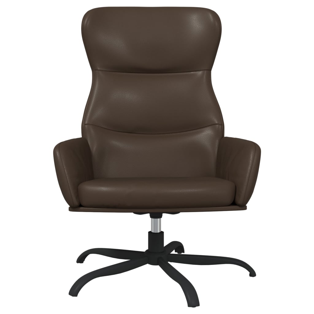Relaxsessel Braun Kunstleder