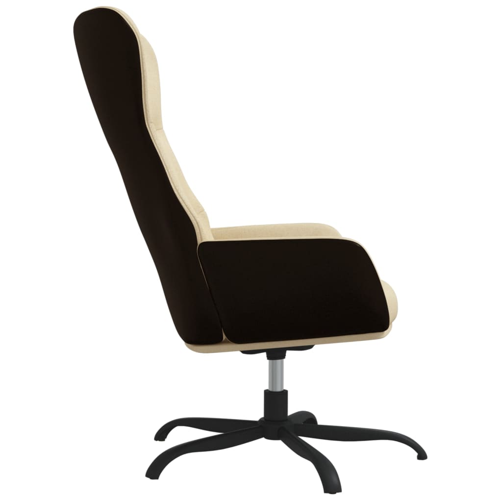 Relaxsessel Creme Stoff