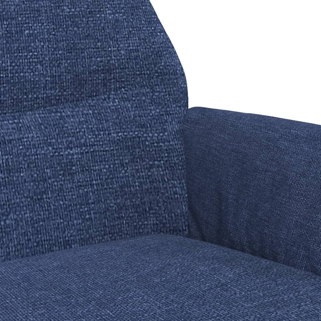 Relaxsessel Blau Stoff