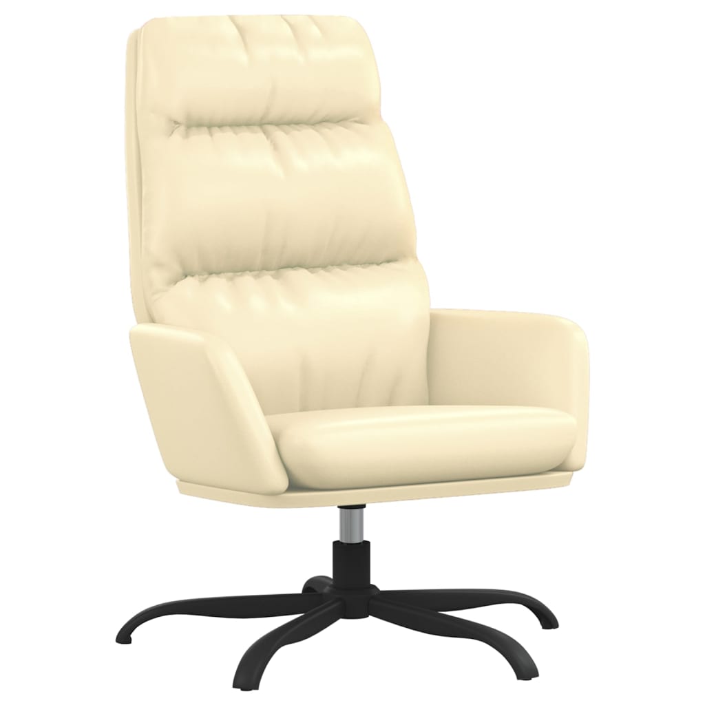 Relaxsessel Creme Kunstleder