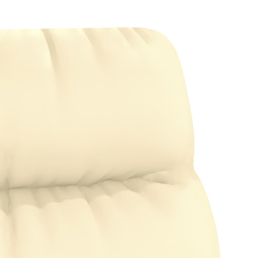 Relaxsessel Creme Kunstleder