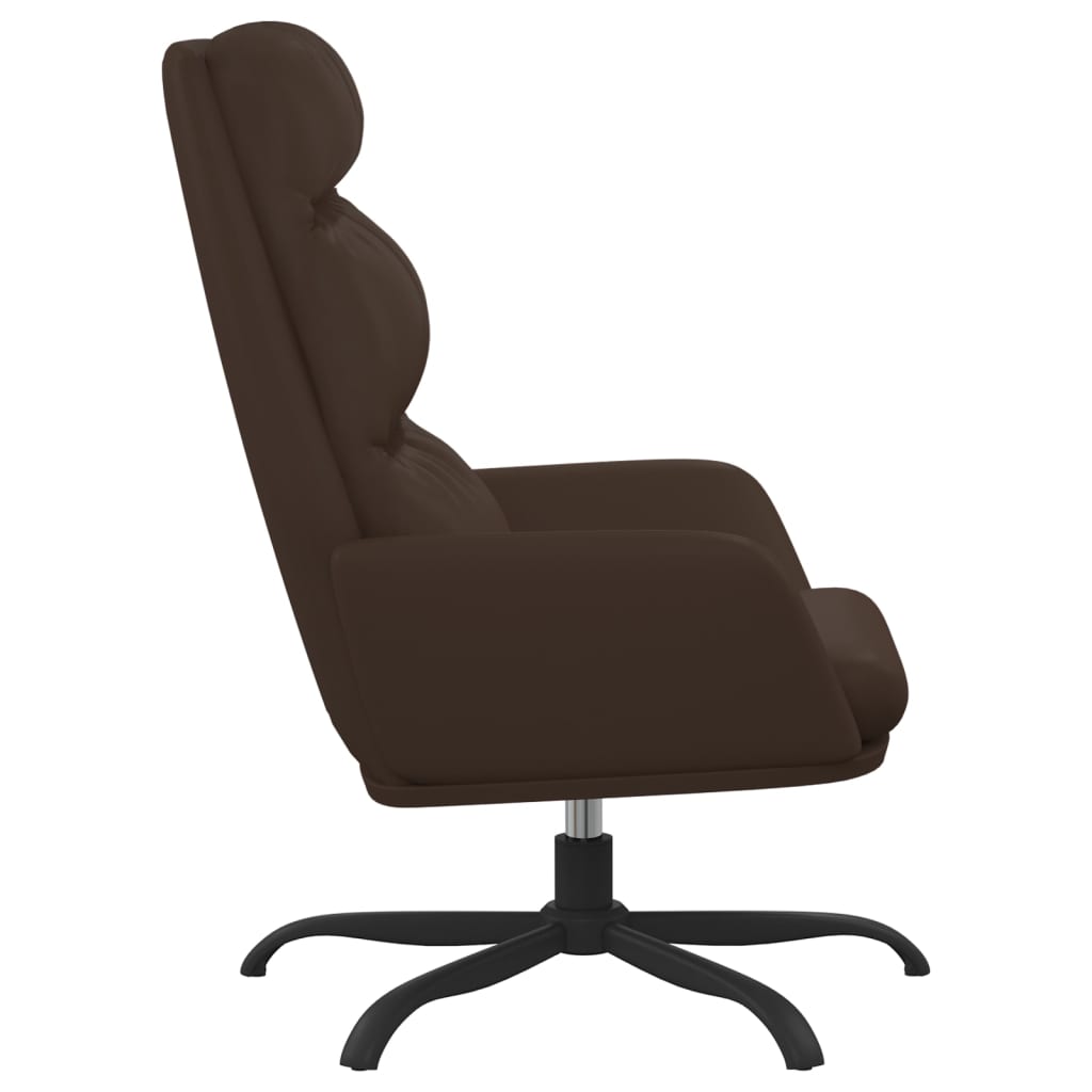 Relaxsessel Braun Kunstleder