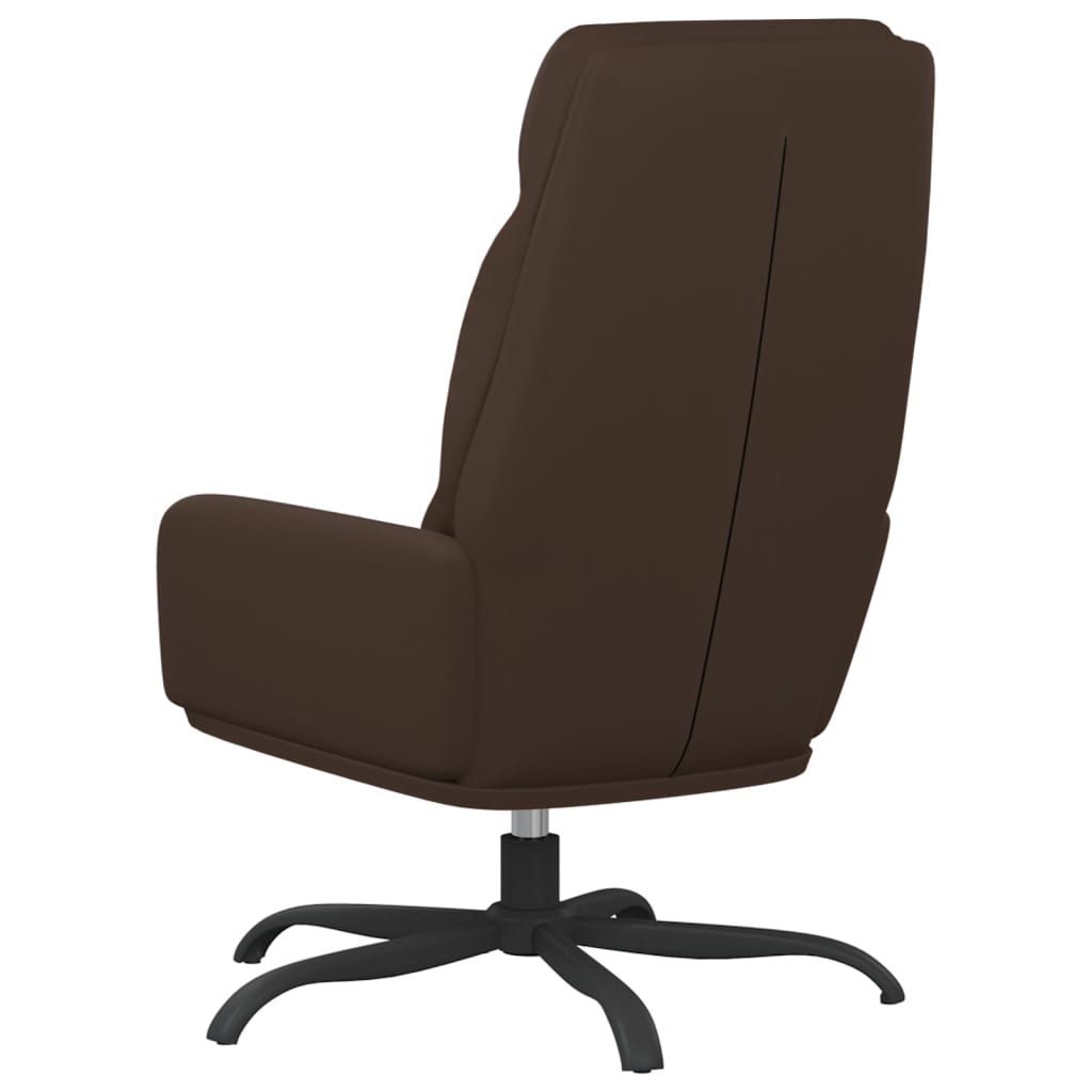 Relaxsessel Braun Kunstleder