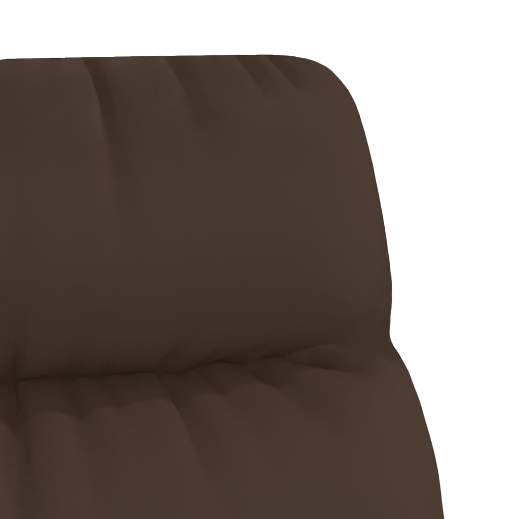 Relaxsessel Braun Kunstleder