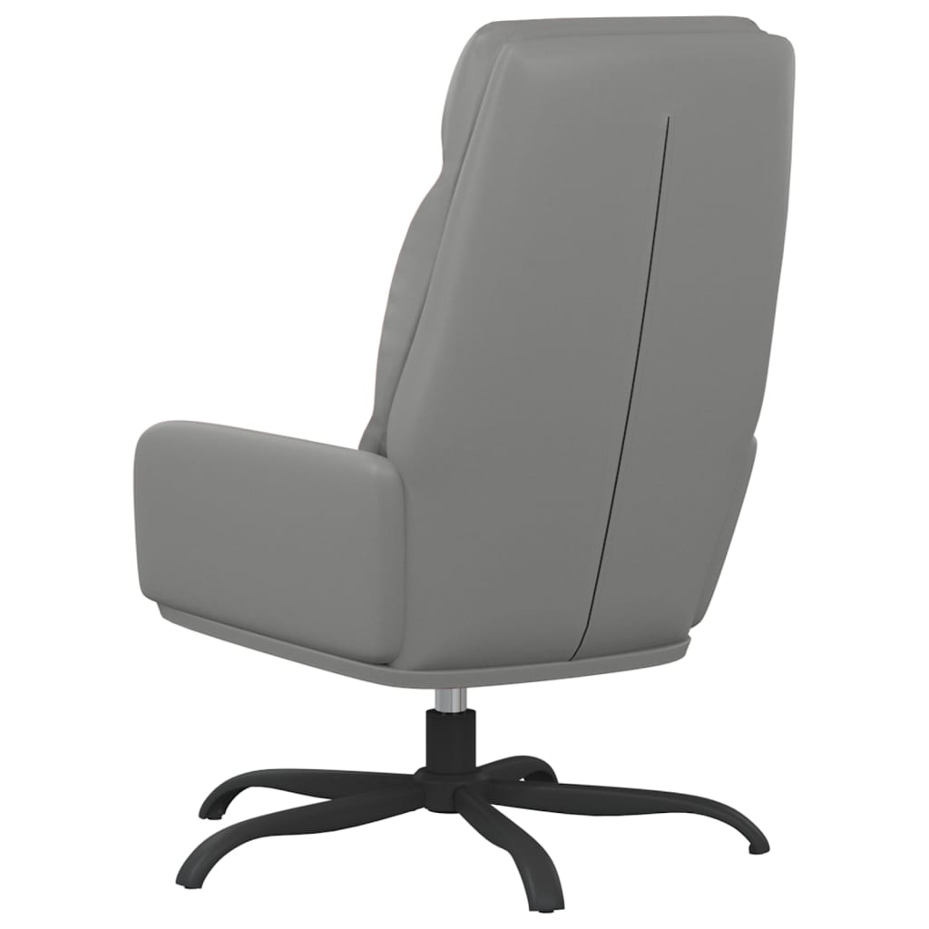 Relaxsessel Grau Kunstleder