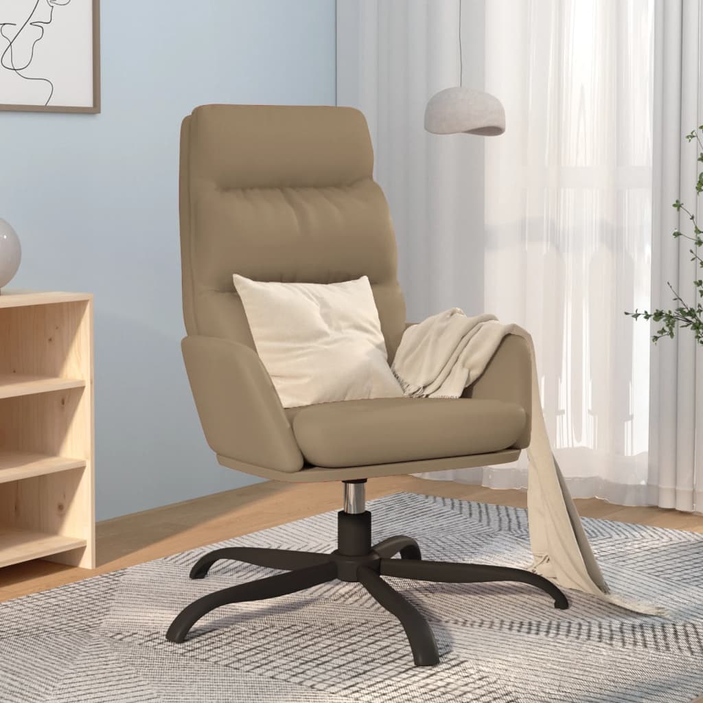 Relaxsessel Cappuccino-Braun Kunstleder