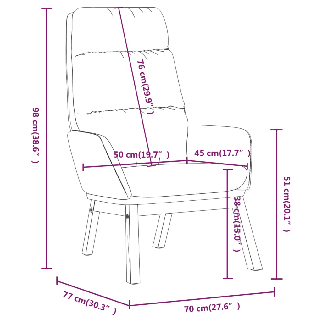 Fauteuil relax en tissu jaune moutarde
