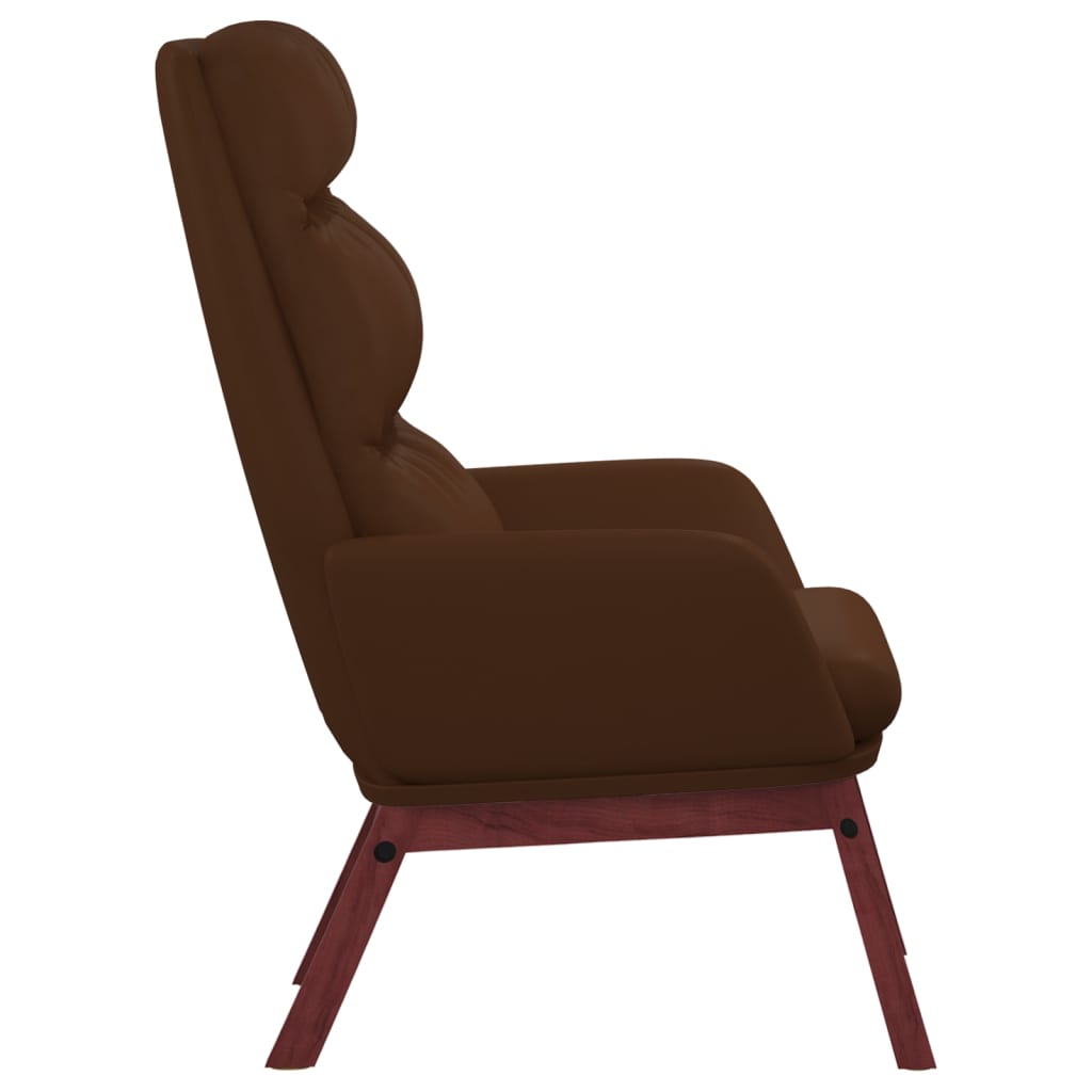 Relaxsessel Braun Echtleder