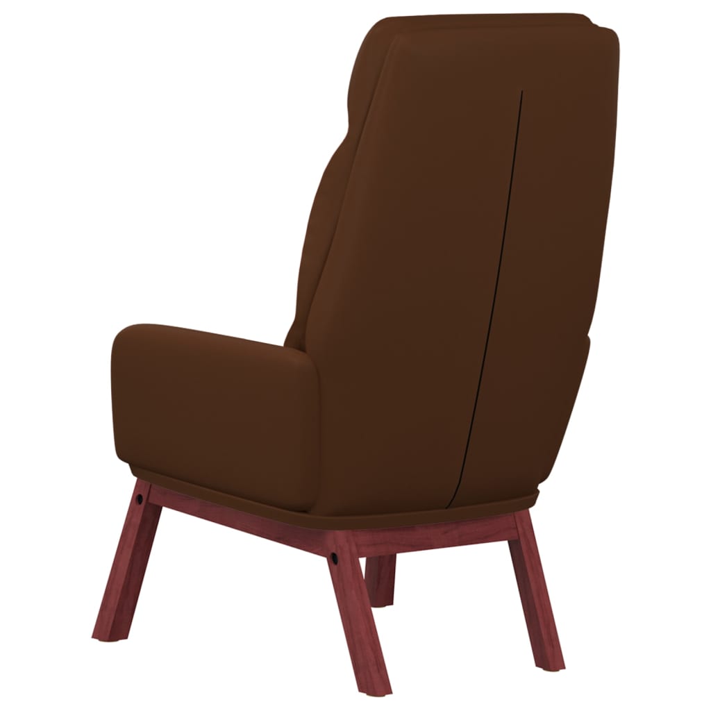 Relaxsessel Braun Echtleder