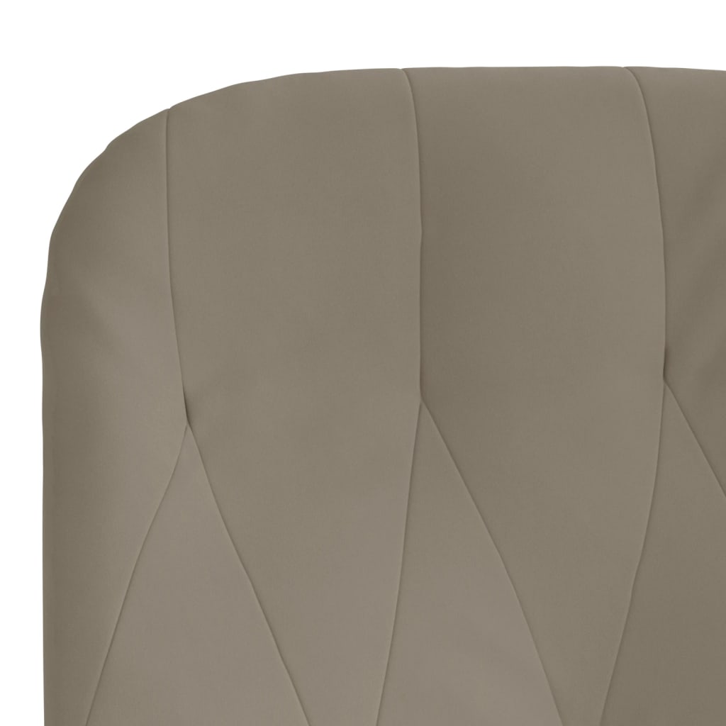 Fauteuil de relaxation velours gris clair