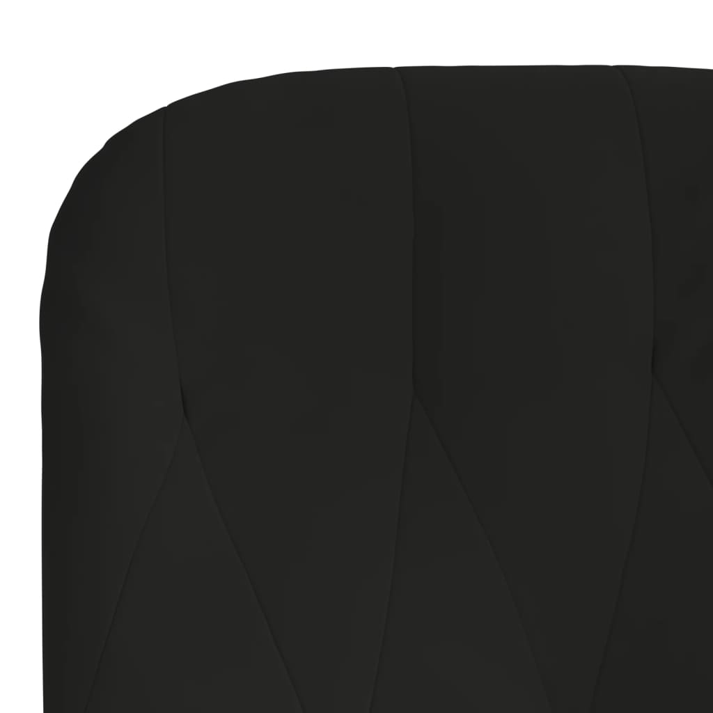 Fauteuil inclinable en velours noir