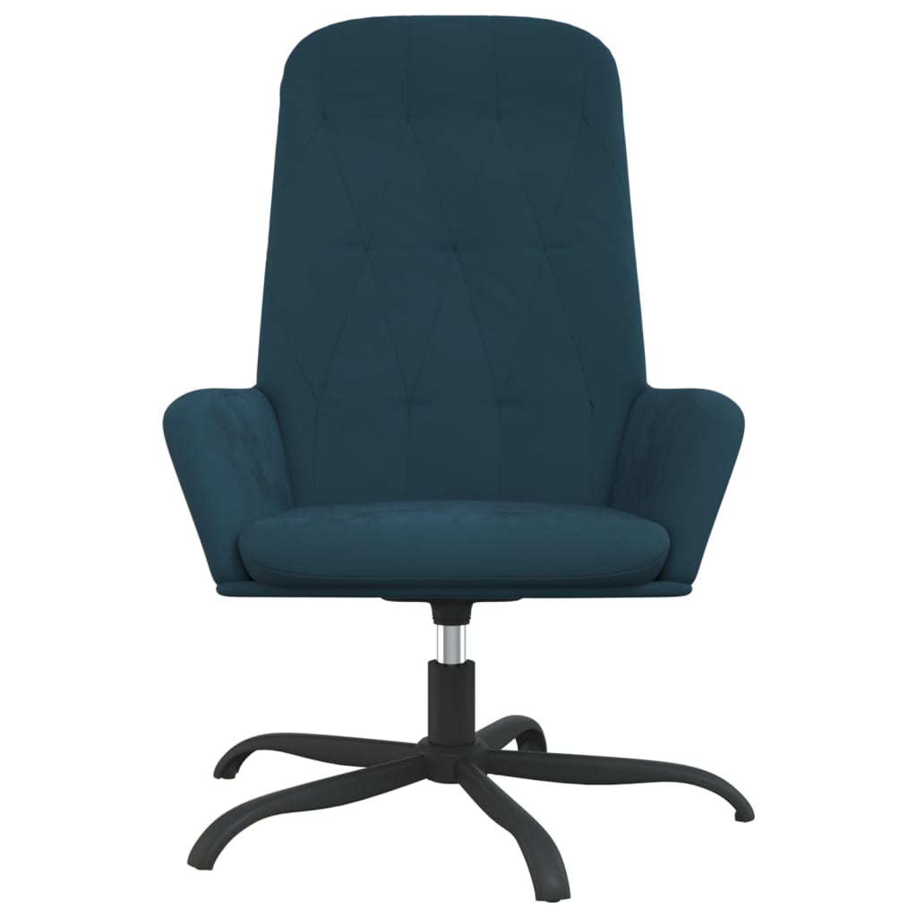 Relaxsessel Blau Samt