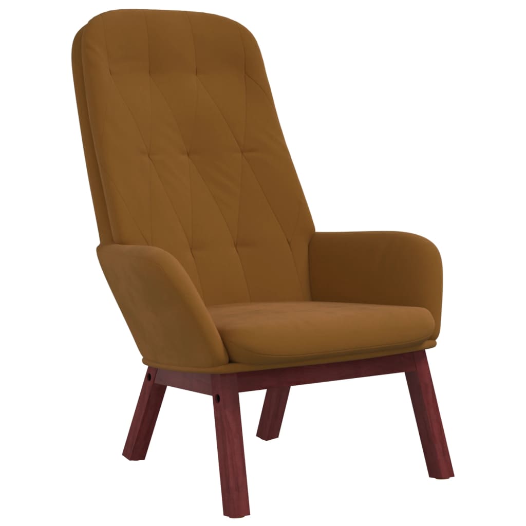 Relaxsessel Braun Samt