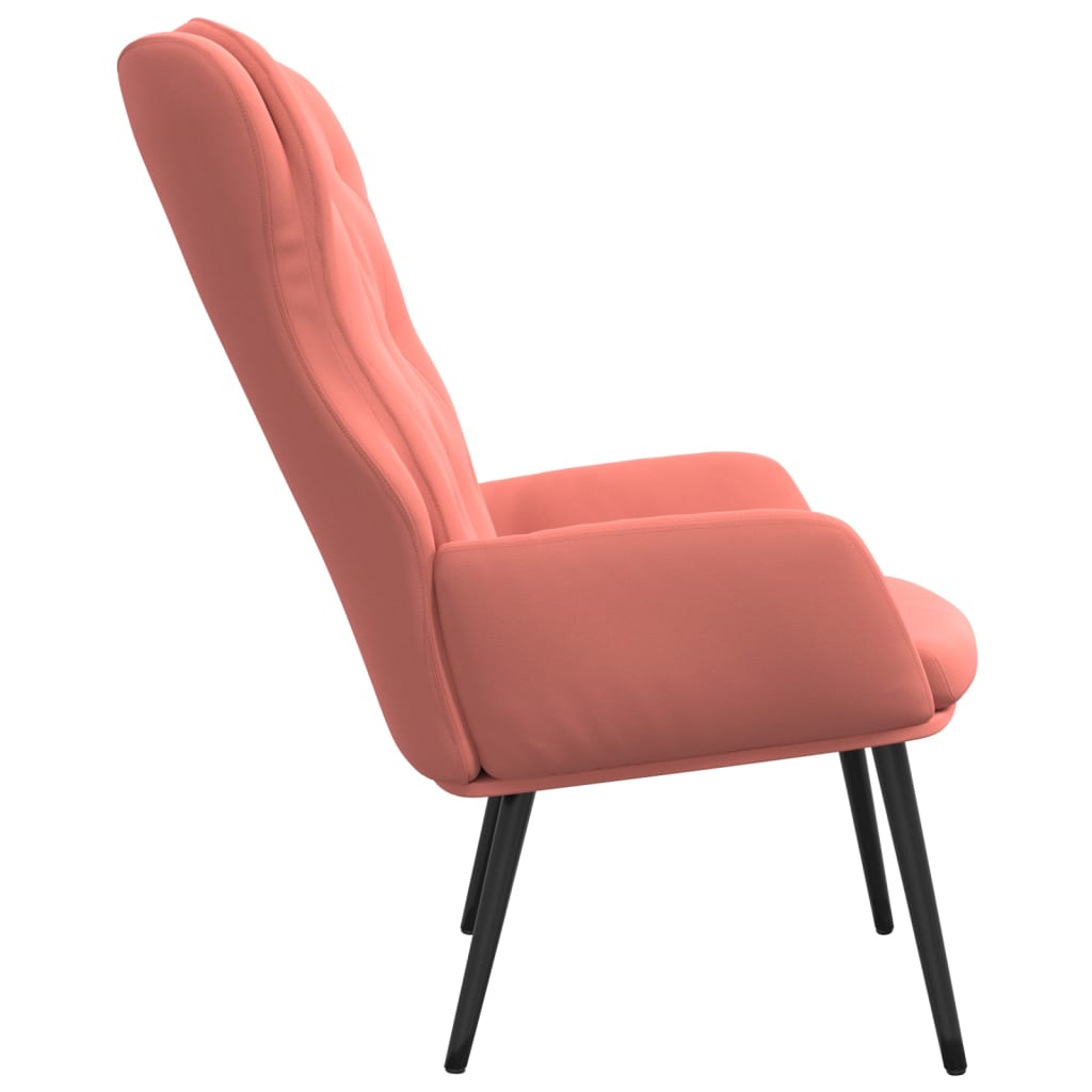 Relaxsessel Rosa Samt