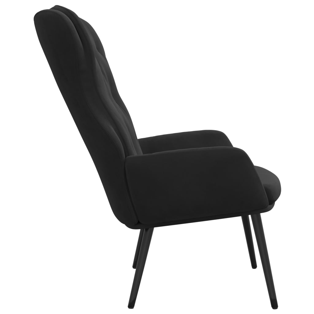 Relaxsessel Schwarz Samt