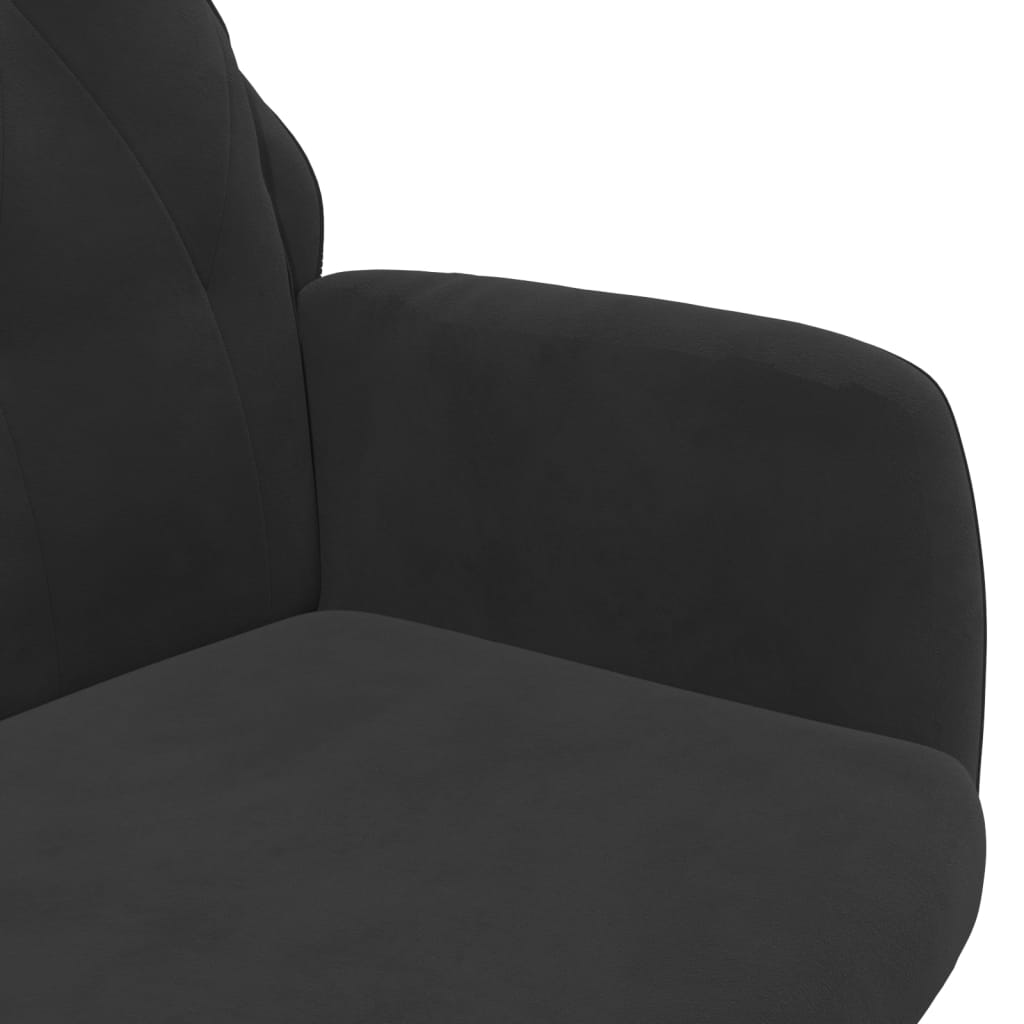 Relaxsessel Schwarz Samt