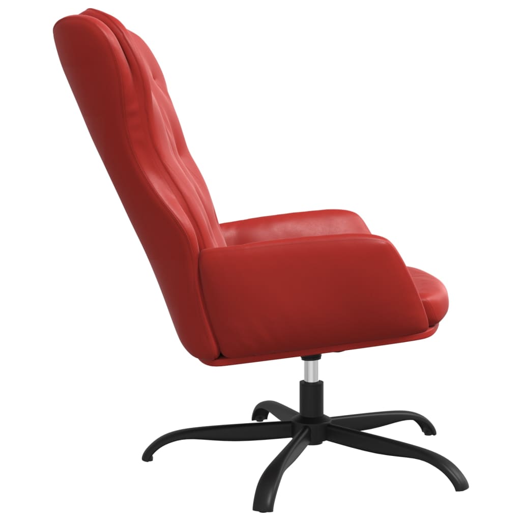 Relaxsessel Weinrot Kunstleder