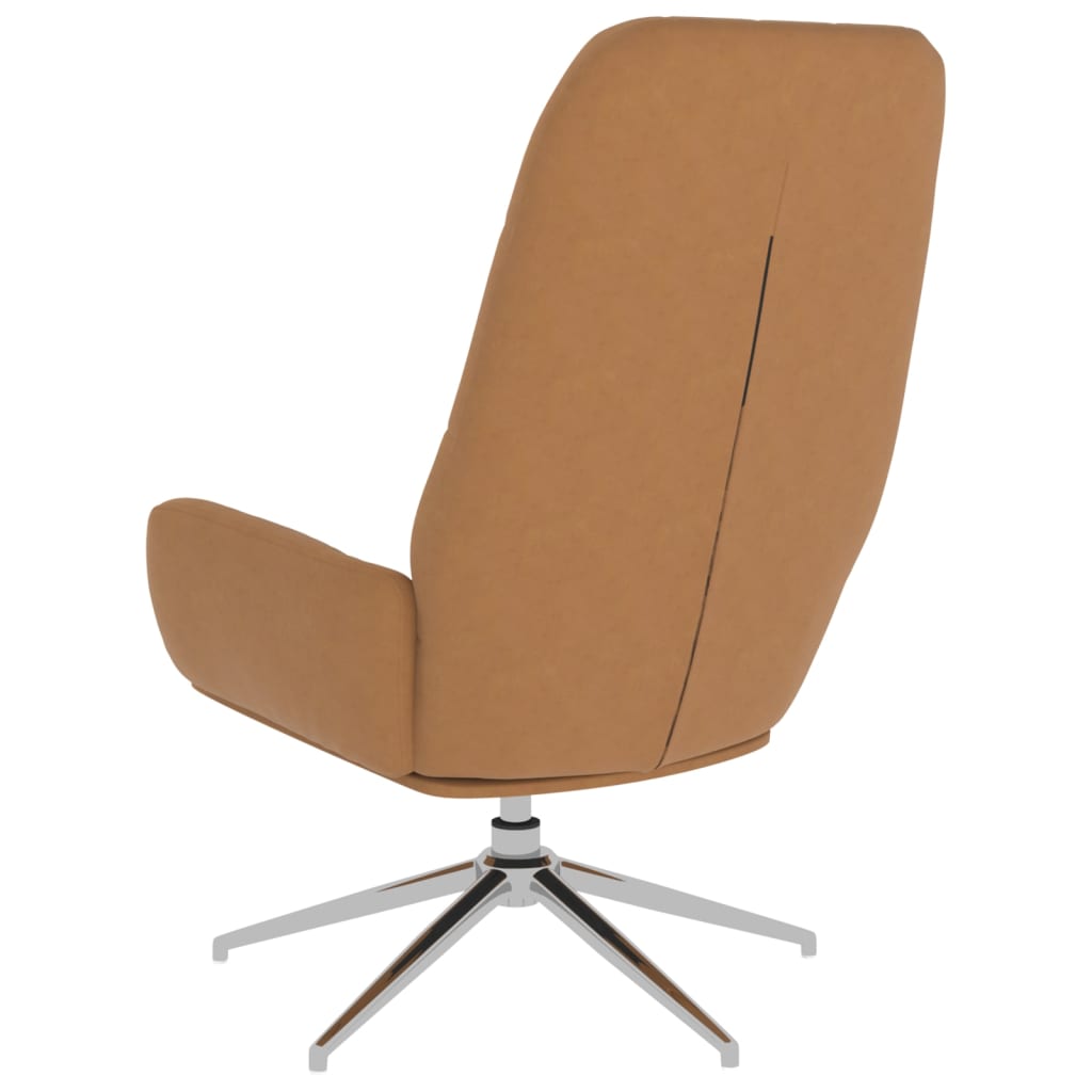 Relaxsessel Taupe Wildleder-Optik