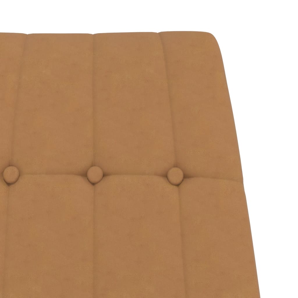 Relaxsessel Taupe Wildleder-Optik
