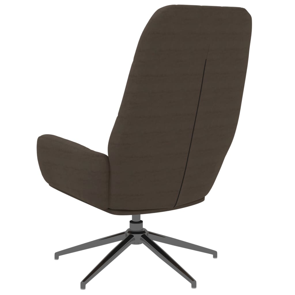 Relaxsessel Dunkelgrau Wildleder-Optik