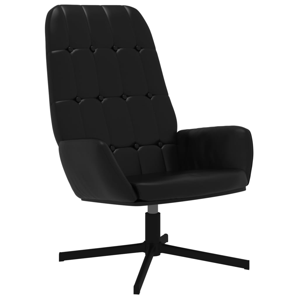 Relaxsessel Glänzendes Schwarz Kunstleder