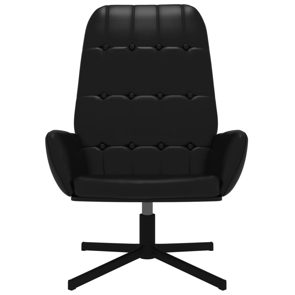 Relaxsessel Glänzendes Schwarz Kunstleder