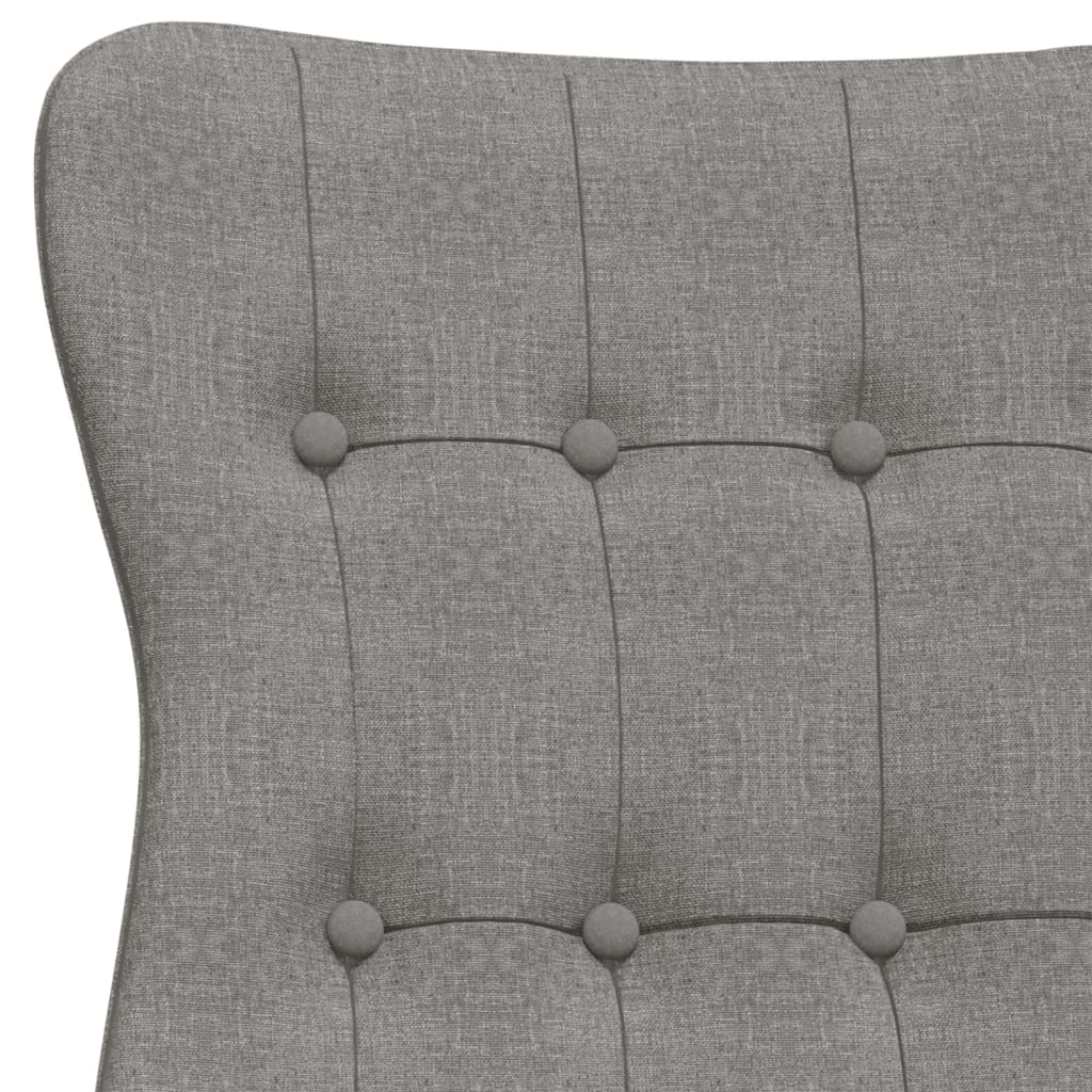 Fauteuil de relaxation tissu gris clair