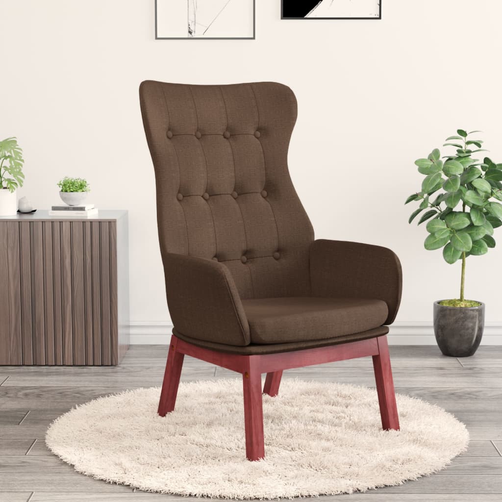 Relaxsessel Stoff Braun