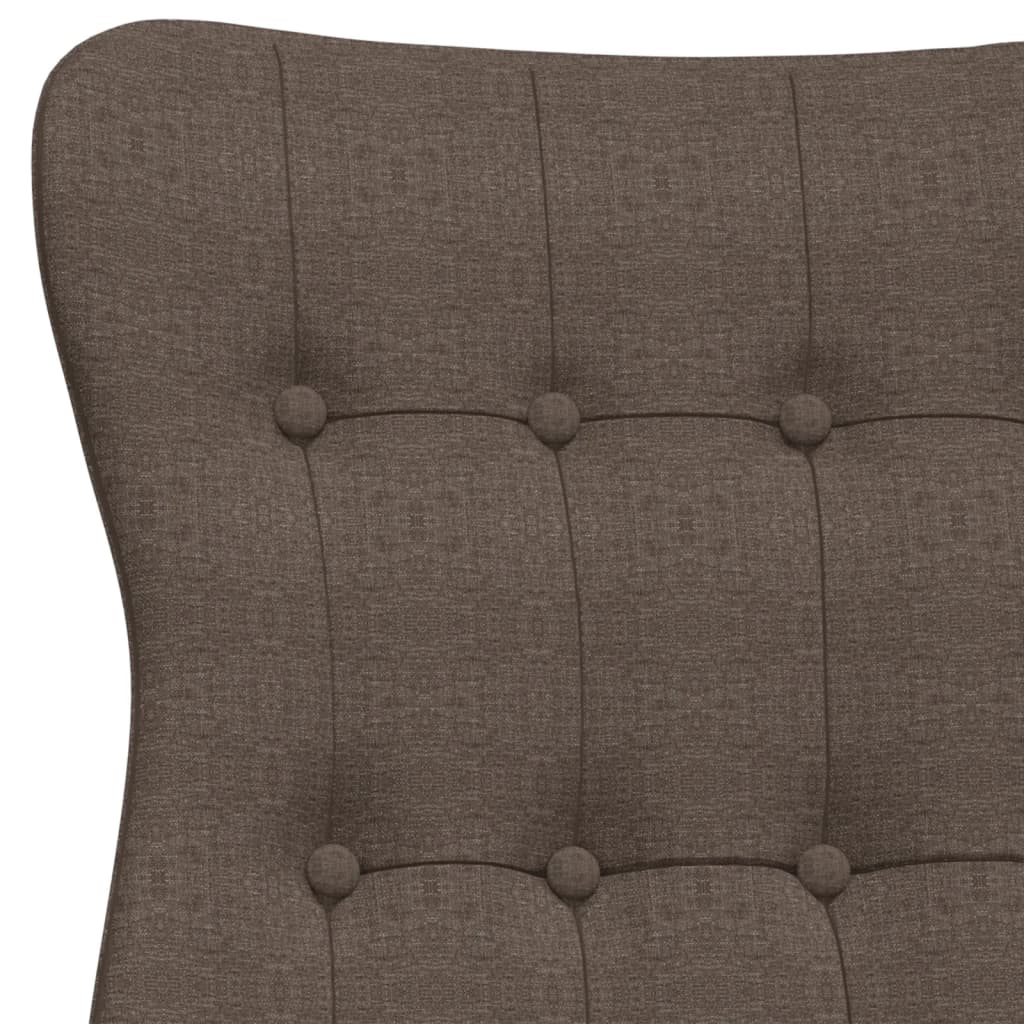 Relaxsessel Taupe Stoff