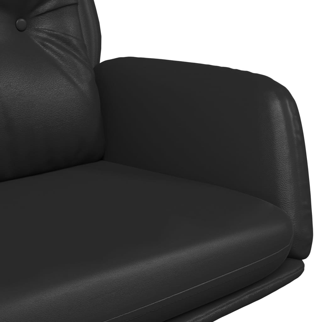 Relaxsessel Schwarz Kunstleder