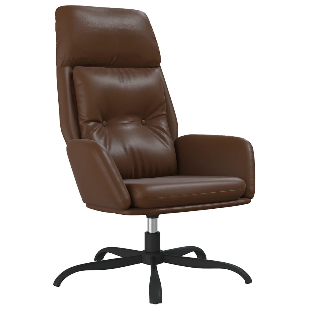 Relaxsessel Braun Kunstleder