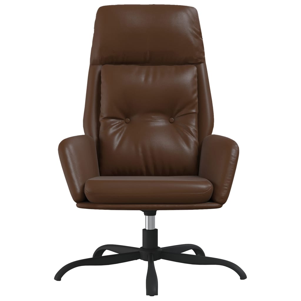 Relaxsessel Braun Kunstleder