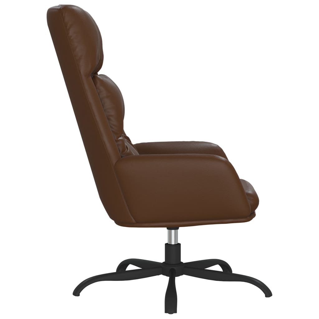 Relaxsessel Braun Kunstleder