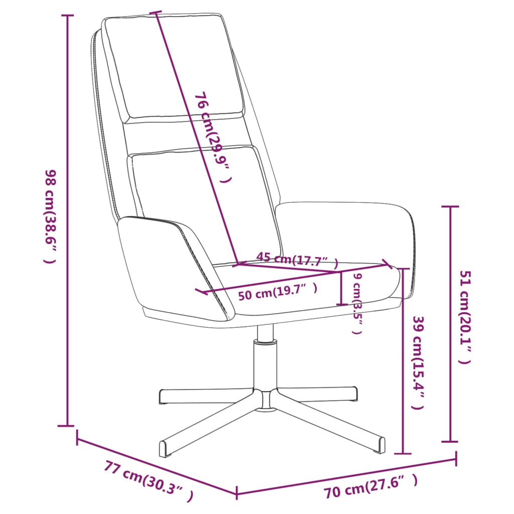 Relaxsessel Braun Samt