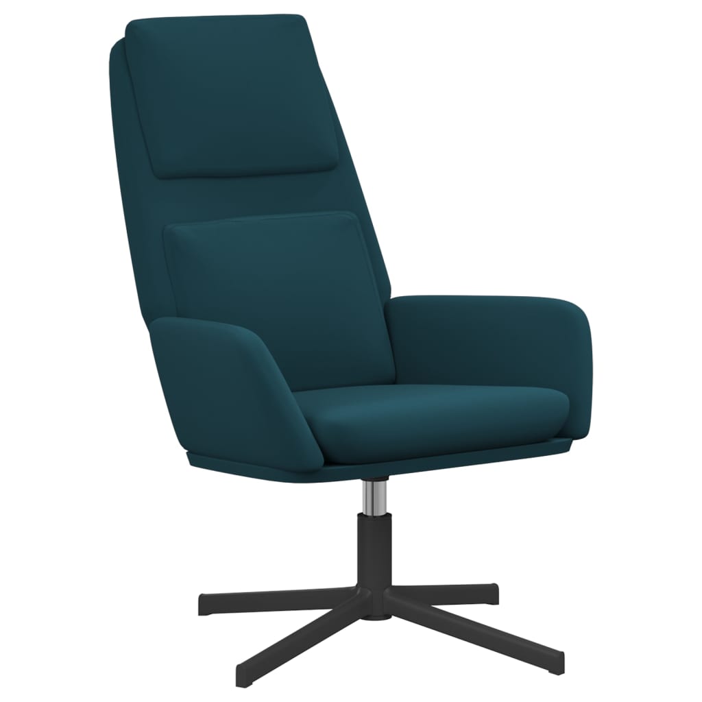 Relaxsessel Blau Samt