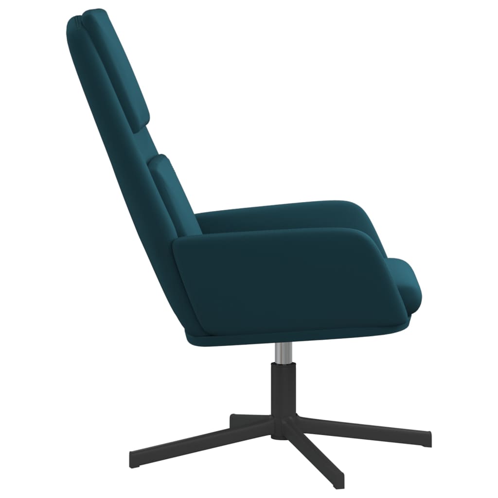 Relaxsessel Blau Samt