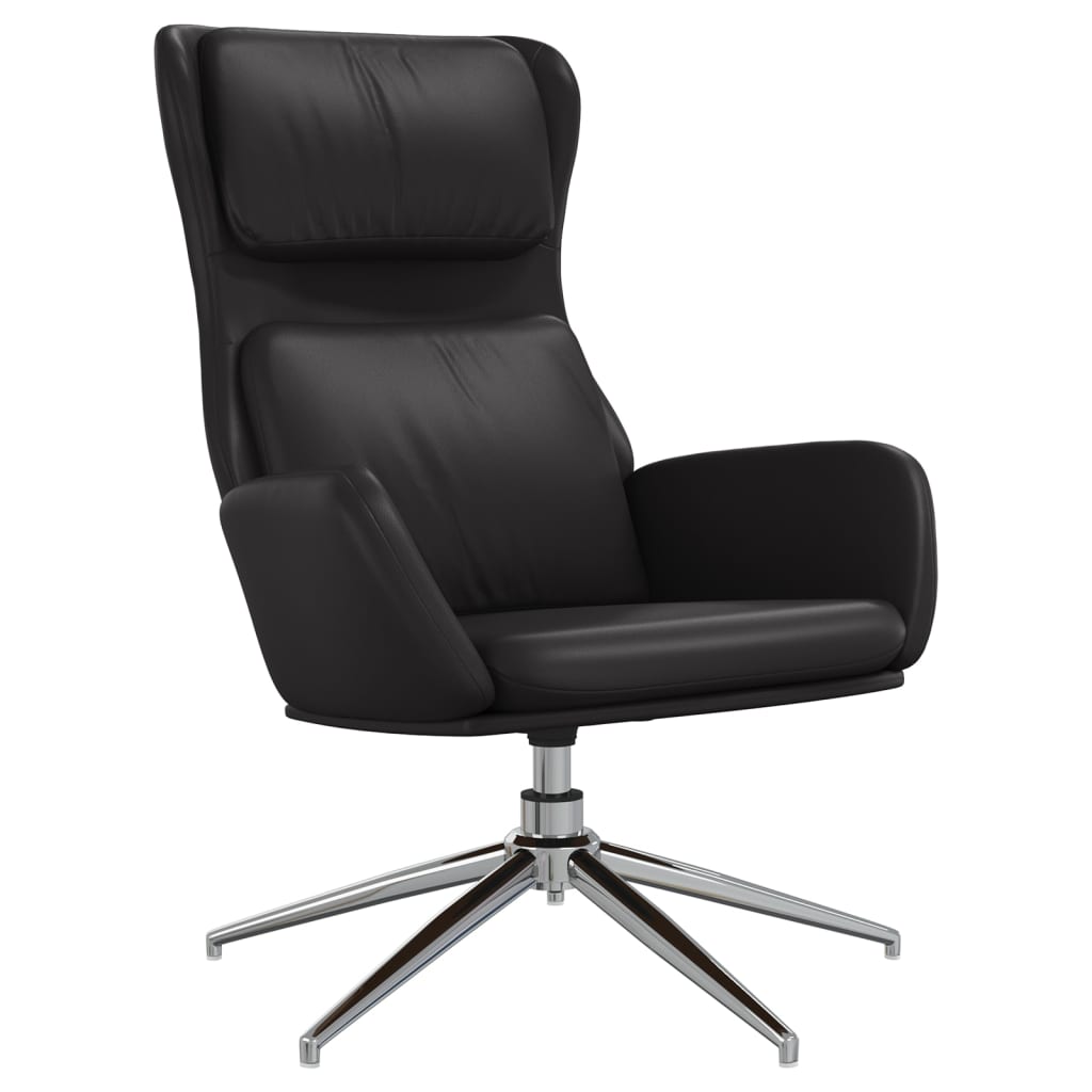 Relaxsessel Glänzend Schwarz Kunstleder