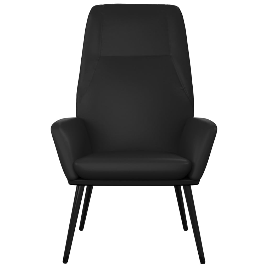 Relaxsessel Glänzend Schwarz Kunstleder