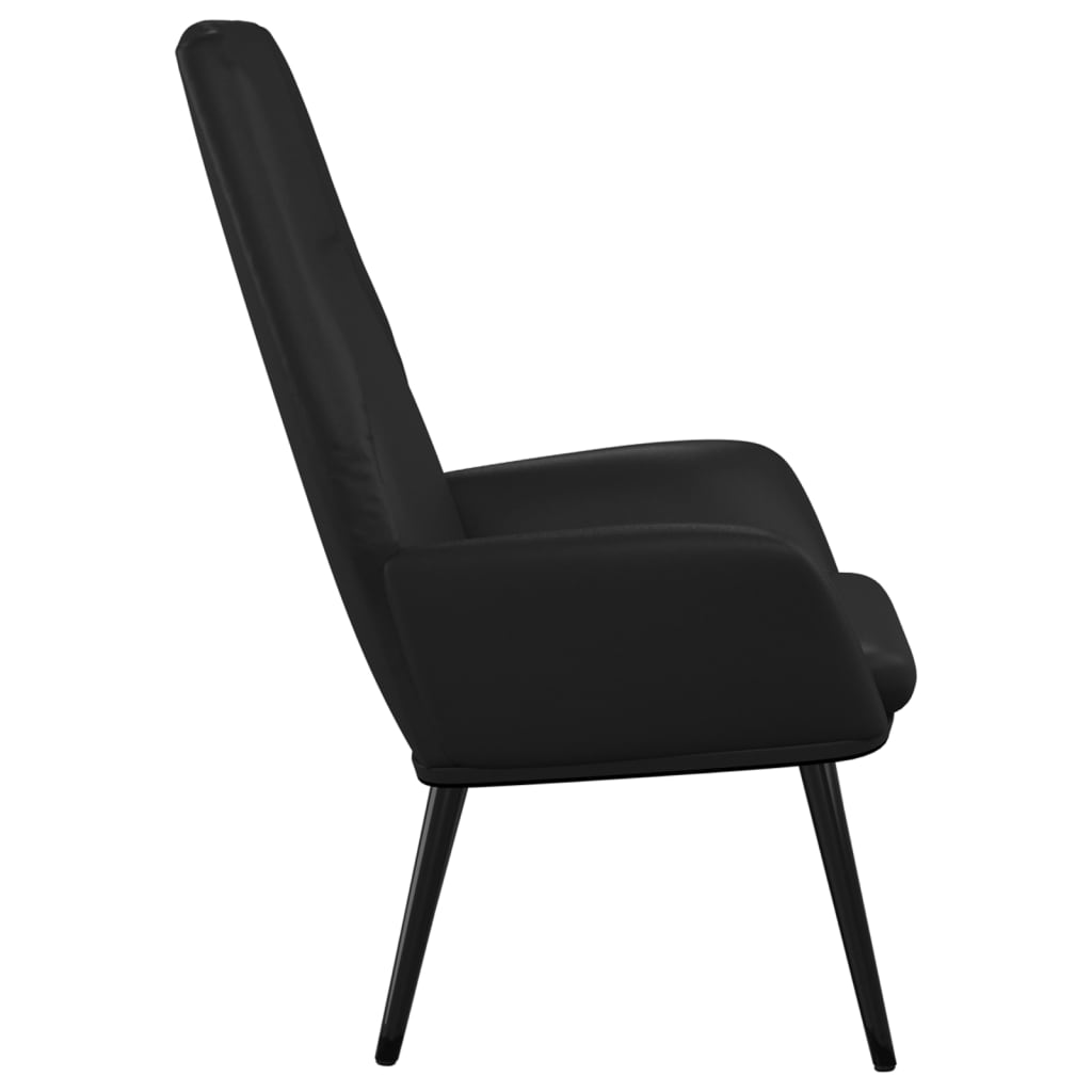 Relaxsessel Glänzend Schwarz Kunstleder