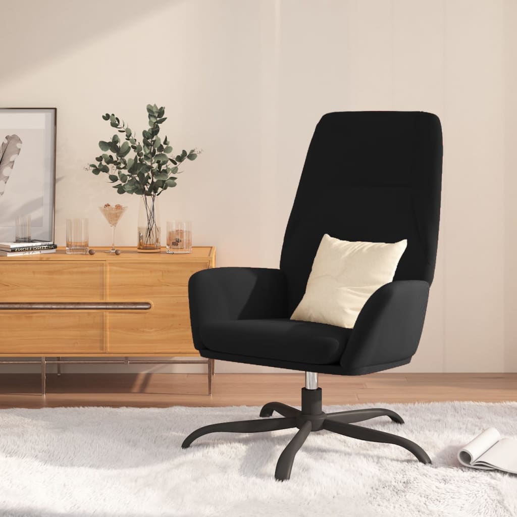Relaxsessel Schwarz Samt