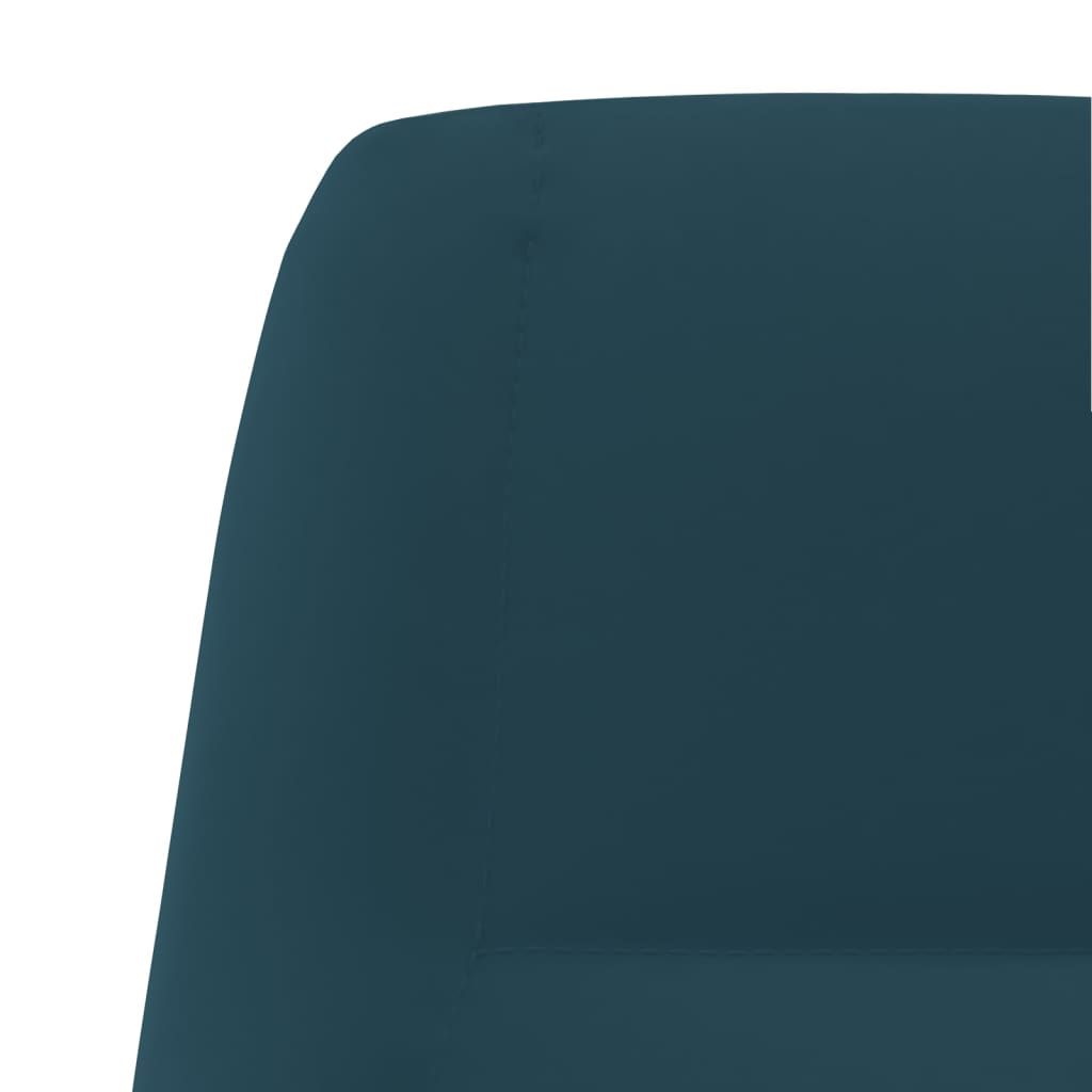 Relaxsessel Blau Samt